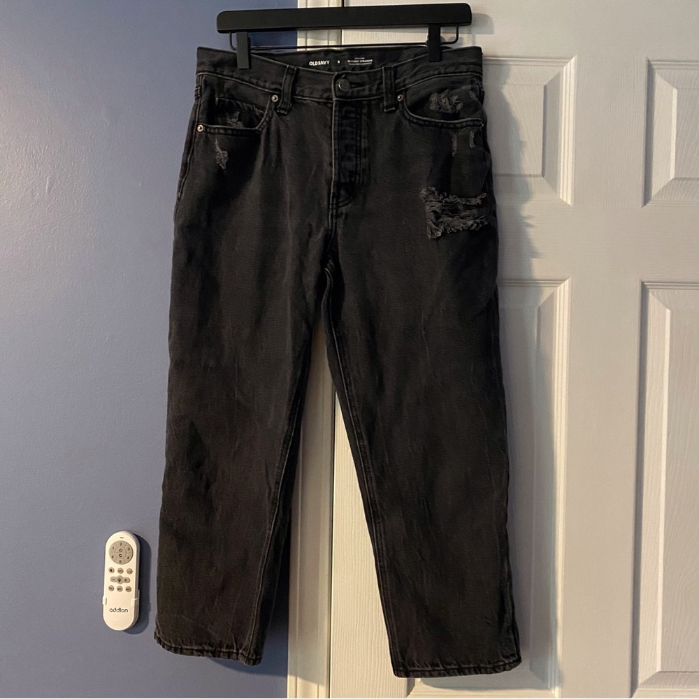 Old Navy Women’s Relaxed Black Jean capris